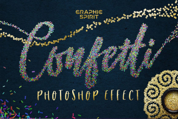 Confetti Effect for Photoshop: Creating Joyful, Print-Ready Designs Instantly