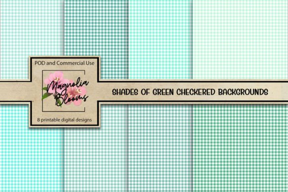 Elevate Your Digital Art with Premium Shades of Green Checkered Backgrounds