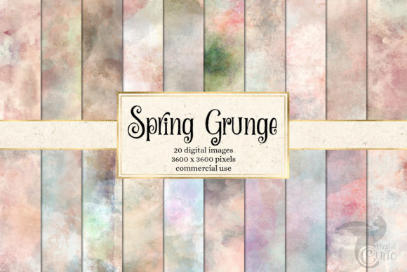 Elevating Digital Design with the Authenticity of Spring Grunge Textures