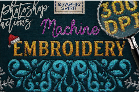 Evaluating Machine Embroidery Photoshop Actions for Digital Design