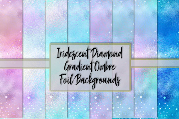 Evaluating the Iridescent Diamond Gradient Ombre Foil for Professional Design
