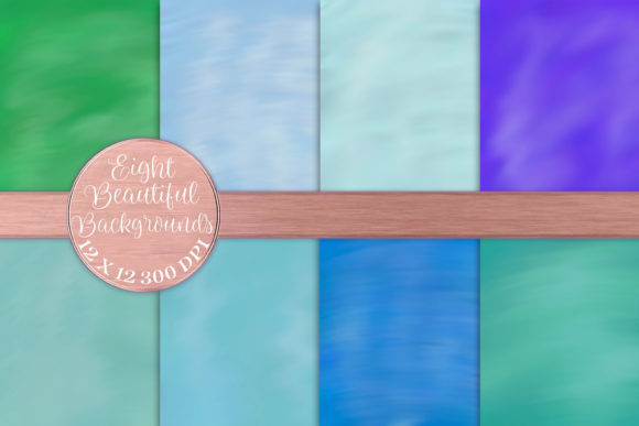 Intense Blue and Green Chalk Backgrounds for High-Quality Digital Design