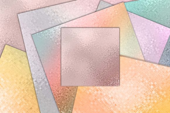 Intense Pastel Glittery Foil Chrome