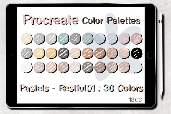 Mastering Procreate Color Palettes Restful01 for Effortless Digital Design