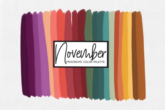 Mastering the November Procreate Color Palette Fall for Digital Artists