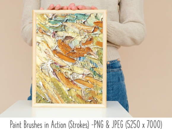 Paint Strokes in Action - Digital Paper: A Guide to High-Resolution Artistic Assets