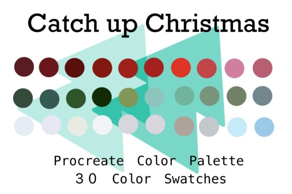 Strategic Color Planning with Procreate Color Palette Catch Up Xmas