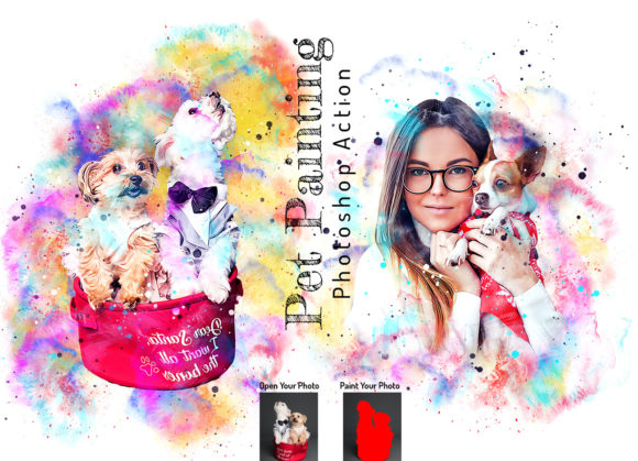 Transform Pet Photos with Painting Actions