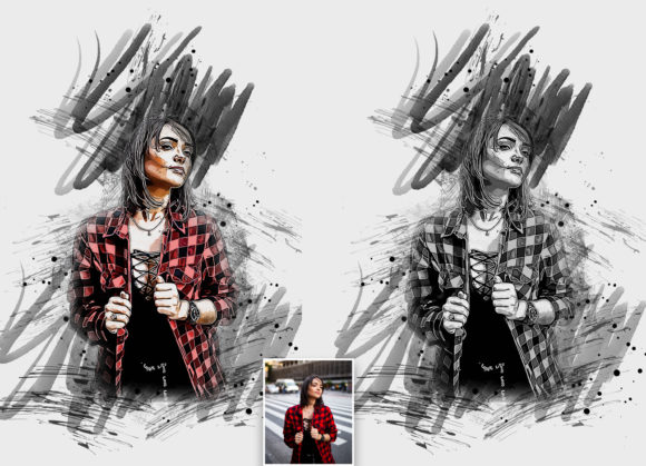 Transform Photos With Ink Poster Art Action